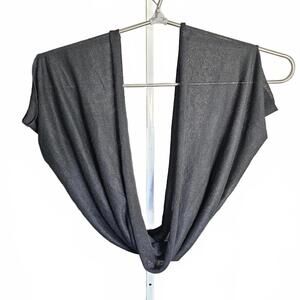 Lane Bryant Black Knit Infinity Scarf